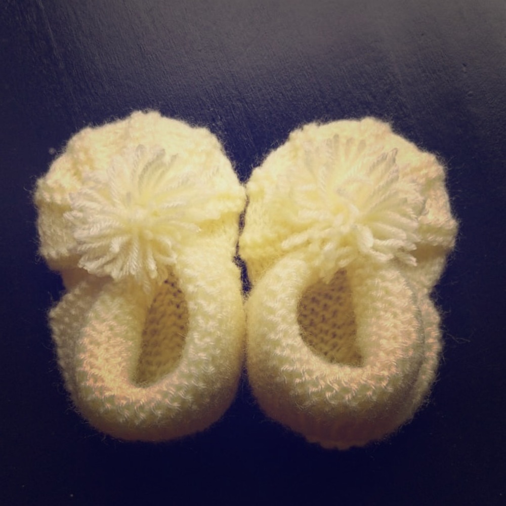 Precious Handmade Baby Booties 6m-1yr